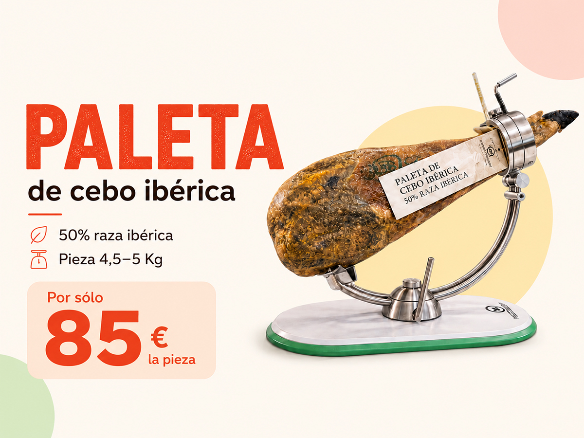 Spanish in-store Iberian ham shoulder offer