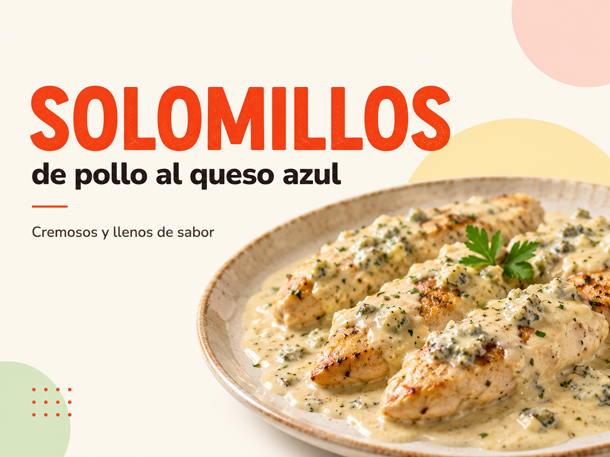 Chicken tenderloins with blue cheese