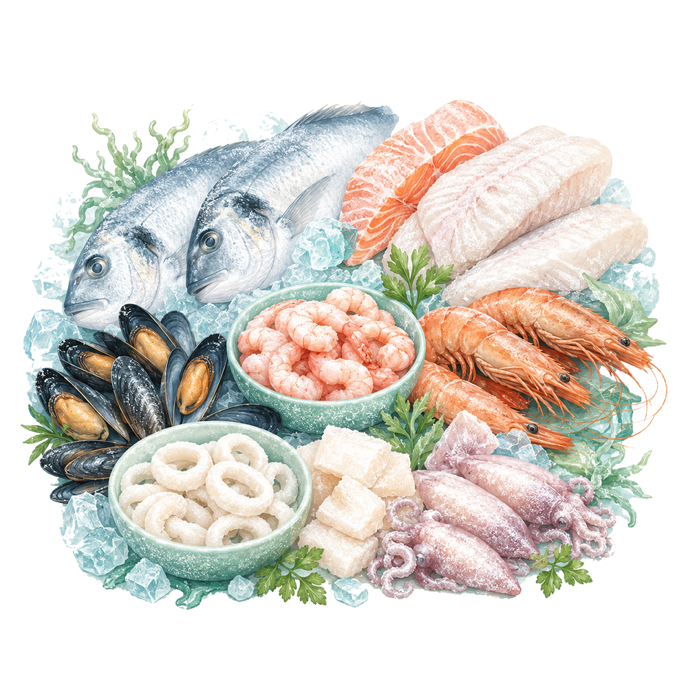 Seafood selection